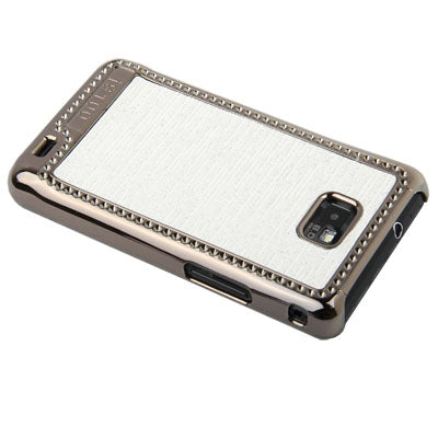 Silver Electroplating Paste Skin Plastic Case for Galaxy S II / i9100