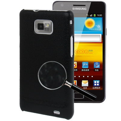 Pebble Texture Plastic Protective Case for Galaxy S II / i9100