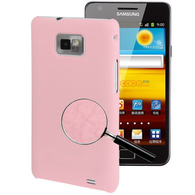 Pebble Texture Plastic Protective Case for Galaxy S II / i9100