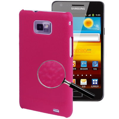 Pebble Texture Plastic Protective Case for Galaxy S II / i9100
