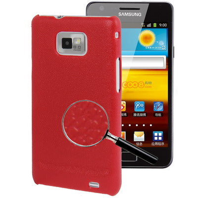 Pebble Texture Plastic Protective Case for Galaxy S II / i9100