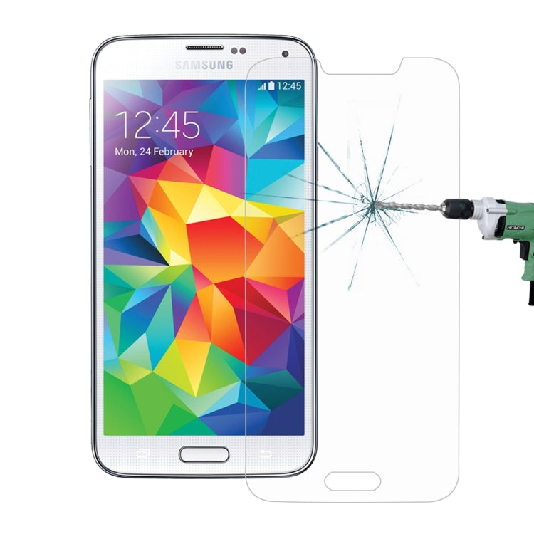 2 PCS for Galaxy S5 / G900 0.26mm 9H Surface Hardness 2.5D Explosion-proof Tempered Glass Screen Film