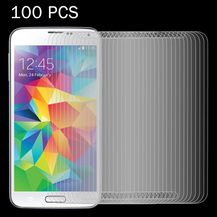100 PCS for Galaxy S5 / G900 0.26mm 9H Surface Hardness 2.5D Explosion-proof Tempered Glass Screen Film