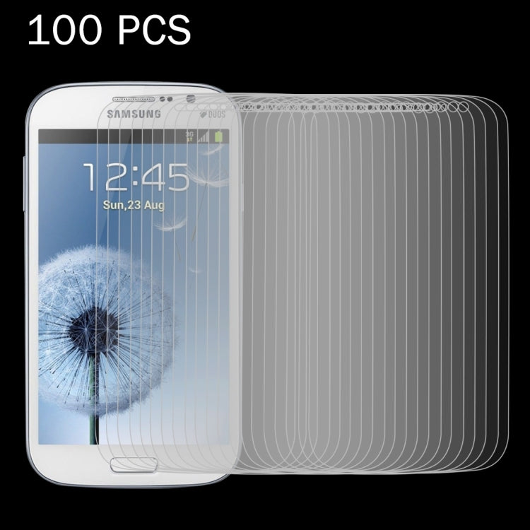 100 PCS 0.26mm 9H Surface Hardness 2.5D Explosion-proof Tempered Glass Screen Film for Galaxy Grand Duos / i9082 / i9060