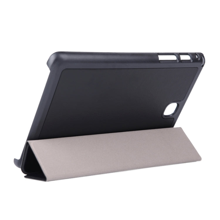 Karst Texture Leather Case with 3-folding Holder for Galaxy Tab A 8.0 / T350