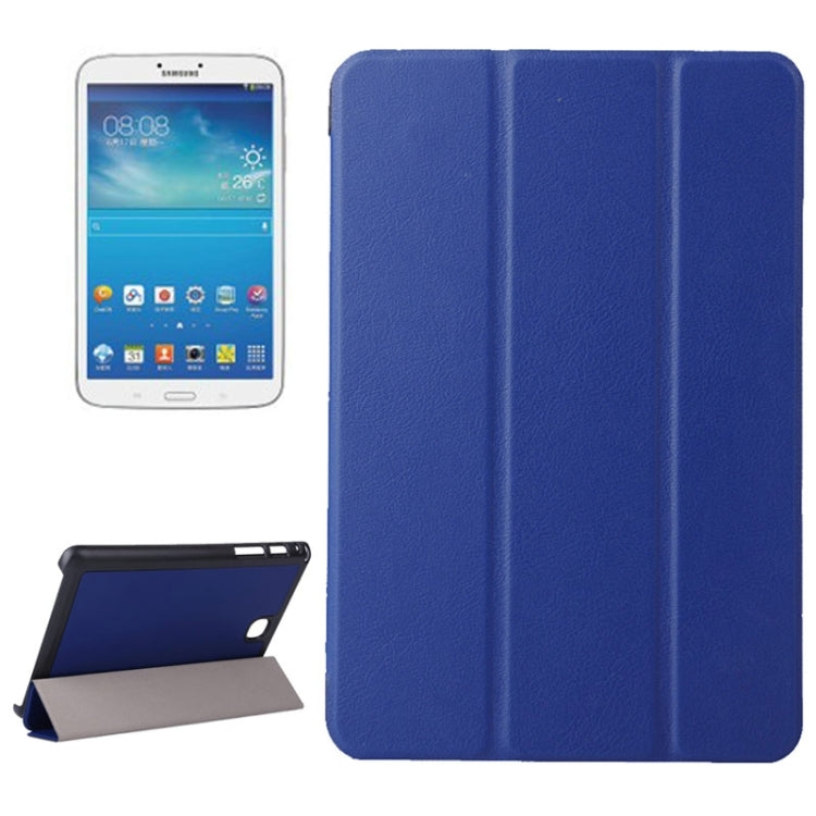 Karst Texture Leather Case with 3-folding Holder for Galaxy Tab A 8.0 / T350