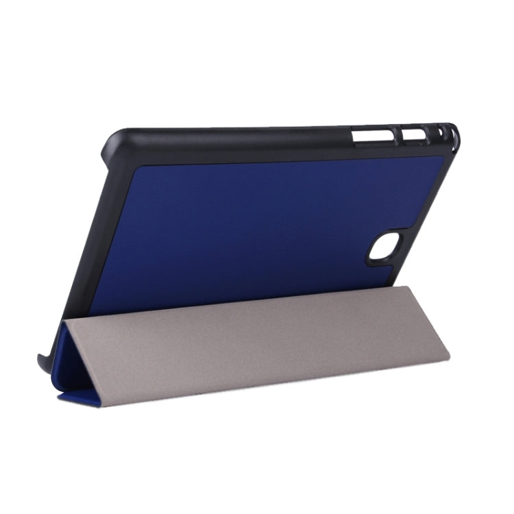 Karst Texture Leather Case with 3-folding Holder for Galaxy Tab A 8.0 / T350