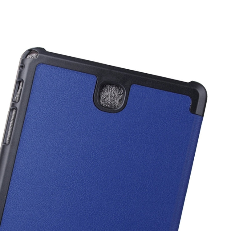 Karst Texture Leather Case with 3-folding Holder for Galaxy Tab A 8.0 / T350