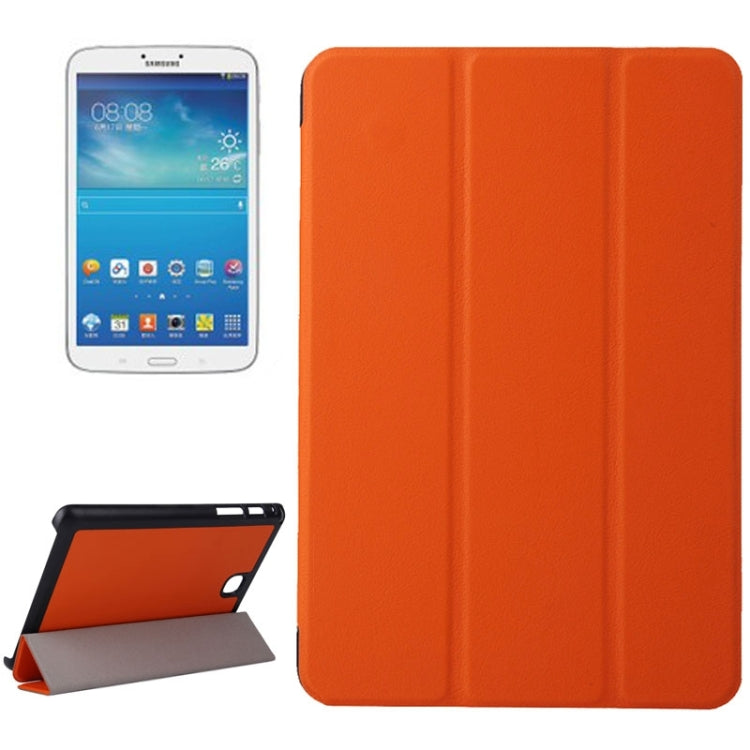 Karst Texture Leather Case with 3-folding Holder for Galaxy Tab A 8.0 / T350