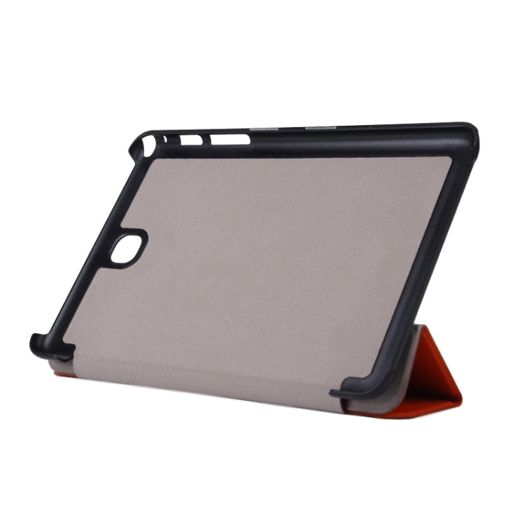 Karst Texture Leather Case with 3-folding Holder for Galaxy Tab A 8.0 / T350