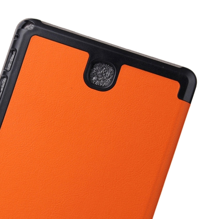 Karst Texture Leather Case with 3-folding Holder for Galaxy Tab A 8.0 / T350
