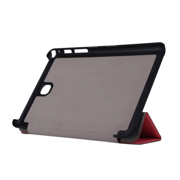 Karst Texture Leather Case with 3-folding Holder for Galaxy Tab A 8.0 / T350