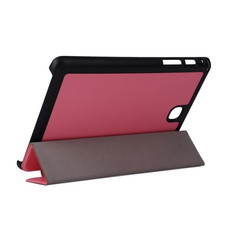 Karst Texture Leather Case with 3-folding Holder for Galaxy Tab A 8.0 / T350