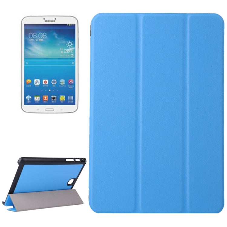 Karst Texture Leather Case with 3-folding Holder for Galaxy Tab A 8.0 / T350