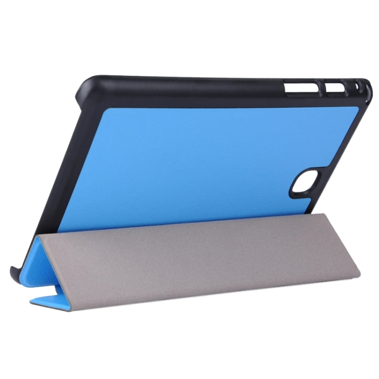 Karst Texture Leather Case with 3-folding Holder for Galaxy Tab A 8.0 / T350