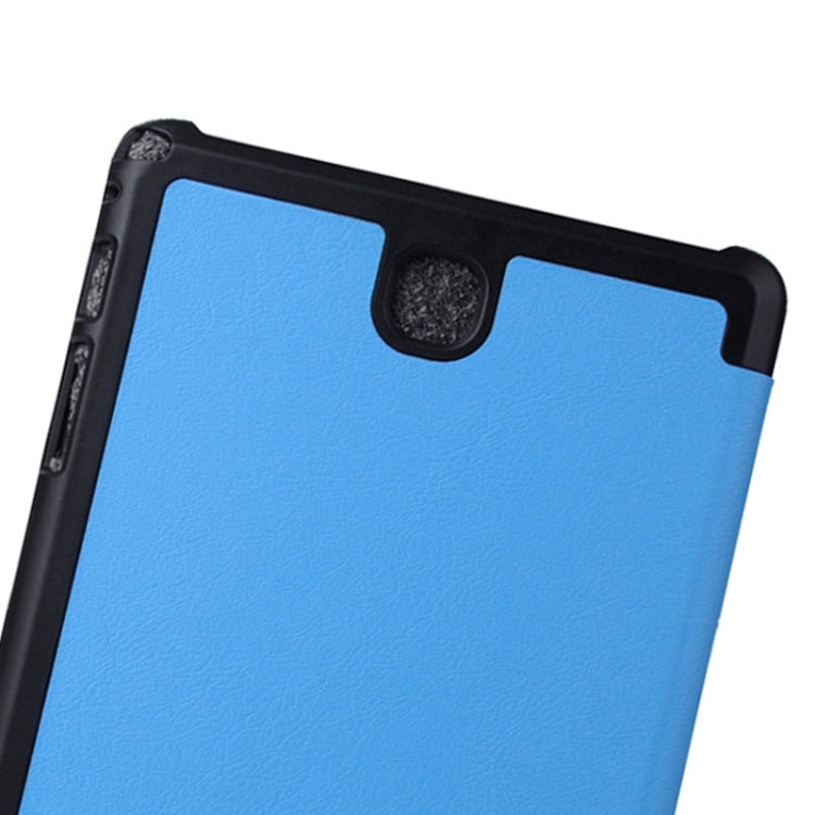 Karst Texture Leather Case with 3-folding Holder for Galaxy Tab A 8.0 / T350