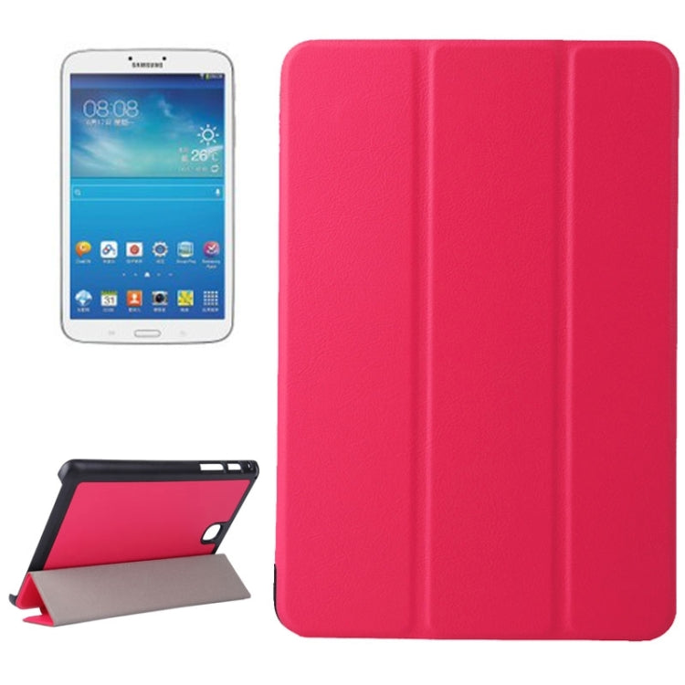 Karst Texture Leather Case with 3-folding Holder for Galaxy Tab A 8.0 / T350