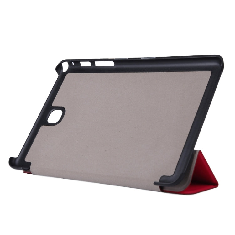 Karst Texture Leather Case with 3-folding Holder for Galaxy Tab A 8.0 / T350