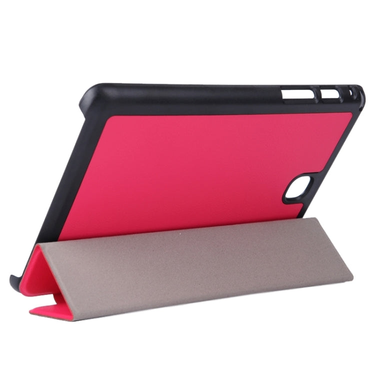 Karst Texture Leather Case with 3-folding Holder for Galaxy Tab A 8.0 / T350