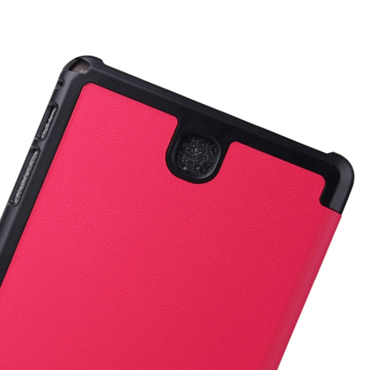 Karst Texture Leather Case with 3-folding Holder for Galaxy Tab A 8.0 / T350