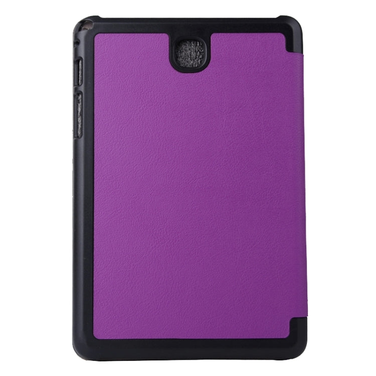 Karst Texture Leather Case with 3-folding Holder for Galaxy Tab A 8.0 / T350