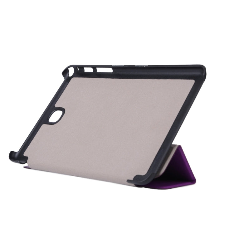 Karst Texture Leather Case with 3-folding Holder for Galaxy Tab A 8.0 / T350