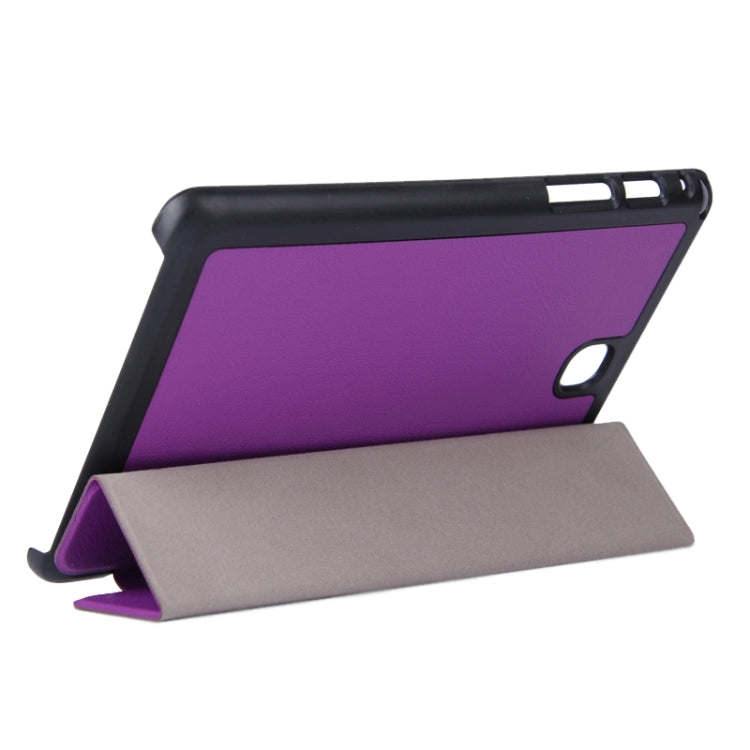 Karst Texture Leather Case with 3-folding Holder for Galaxy Tab A 8.0 / T350