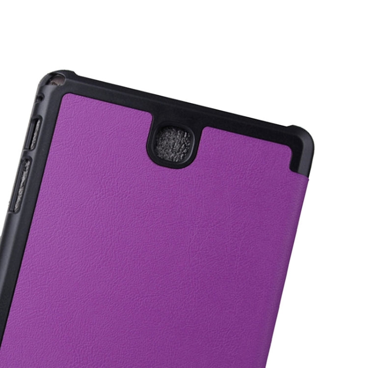 Karst Texture Leather Case with 3-folding Holder for Galaxy Tab A 8.0 / T350