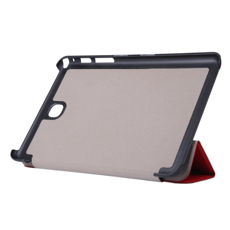 Karst Texture Leather Case with 3-folding Holder for Galaxy Tab A 8.0 / T350