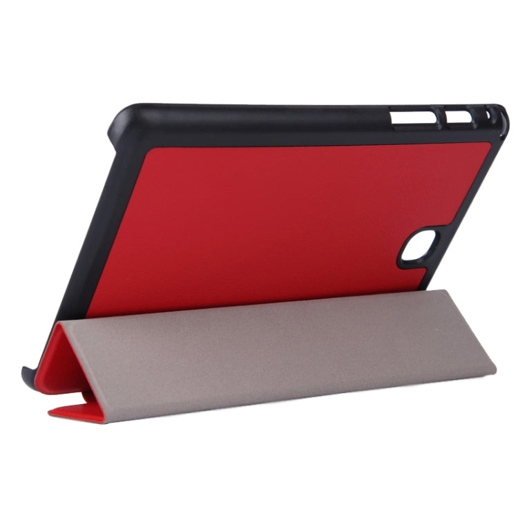 Karst Texture Leather Case with 3-folding Holder for Galaxy Tab A 8.0 / T350