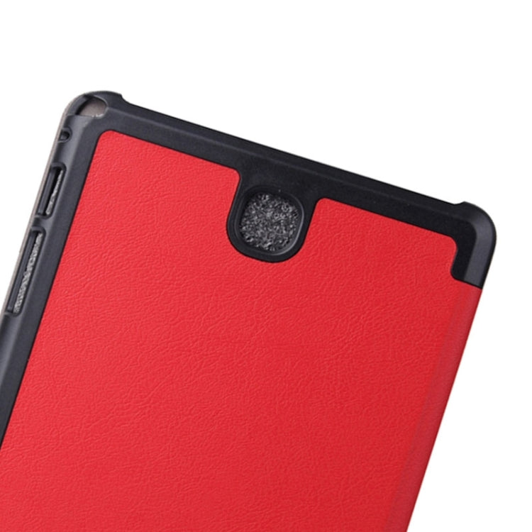 Karst Texture Leather Case with 3-folding Holder for Galaxy Tab A 8.0 / T350