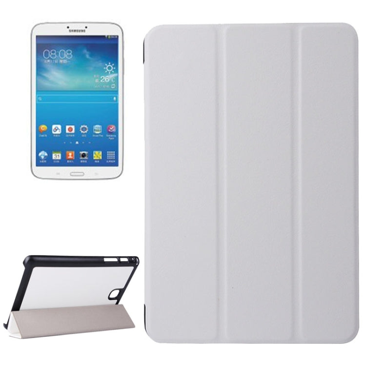 Karst Texture Leather Case with 3-folding Holder for Galaxy Tab A 8.0 / T350