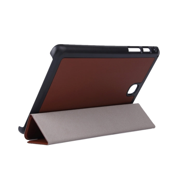 Karst Texture Leather Case with 3-folding Holder for Galaxy Tab A 8.0 / T350