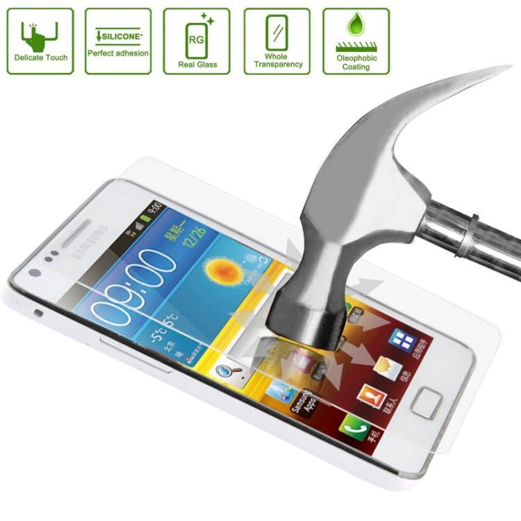 0.33mm Explosion-proof Tempered Glass Film for Galaxy S II / i9100