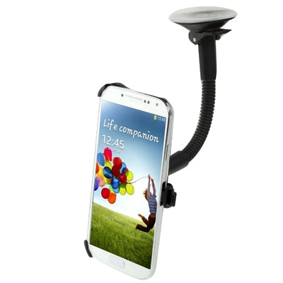 Suction Cup Car Holder for Galaxy S IV / i9500, Support 360 Degree Rotation(Black)