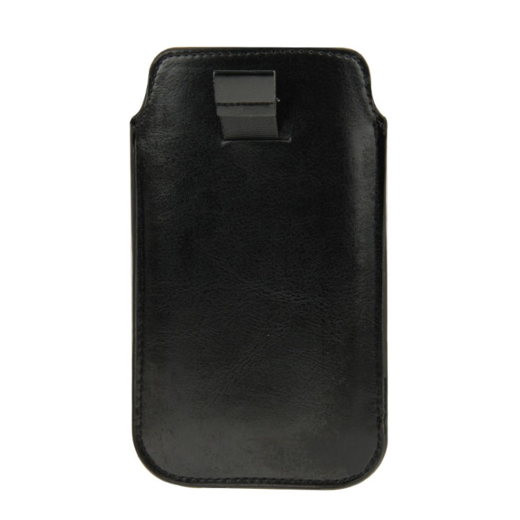 Crazy Horse Texture Leather Case Pocket Pouch Sleeve Bag with Pull Up Tab & Card Slot