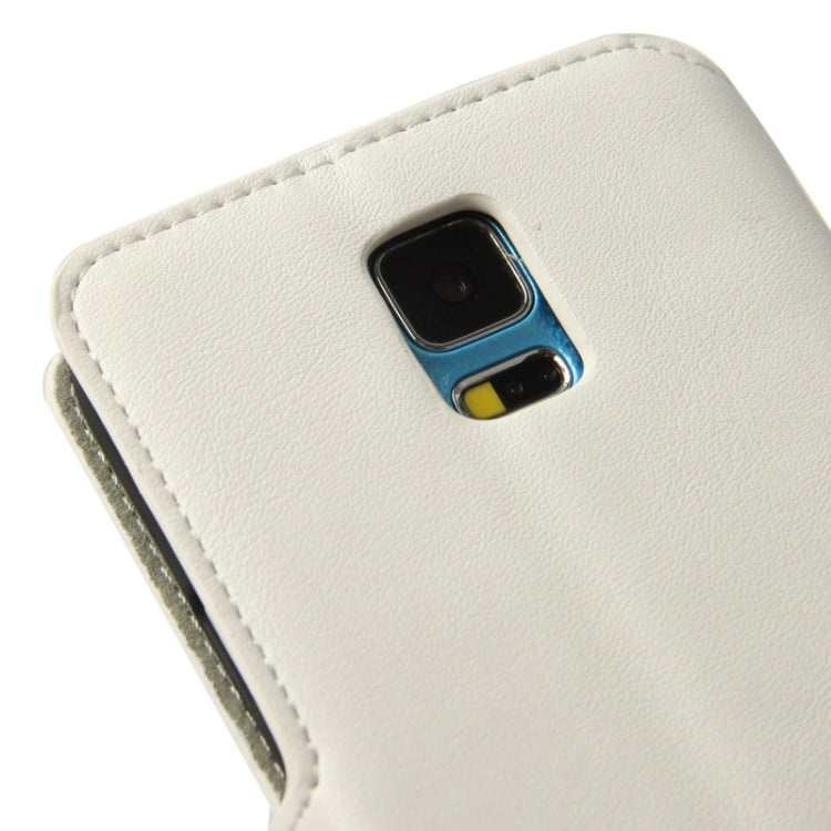 Horizontal Flip Leather Case with Credit Card Slots & Holder for Galaxy S5 / G900