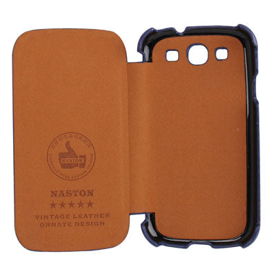 Naston Lichi Texture Classic Leather Case for Galaxy SIII / i9300