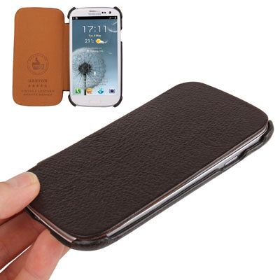 Naston Lichi Texture Classic Leather Case for Galaxy SIII / i9300
