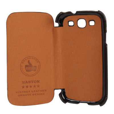 Naston Lichi Texture Classic Leather Case for Galaxy SIII / i9300