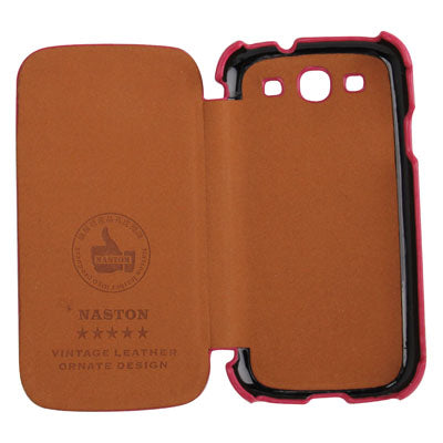 Naston Lichi Texture Classic Leather Case for Galaxy SIII / i9300