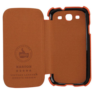 Naston Lichi Texture Classic Leather Case for Galaxy SIII / i9300