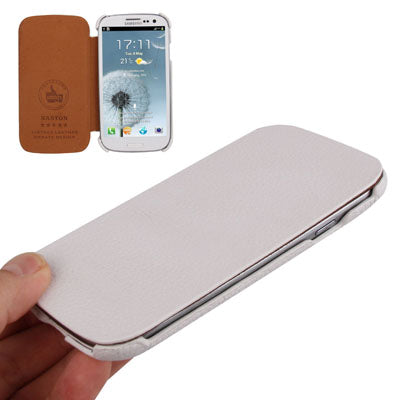 Naston Lichi Texture Classic Leather Case for Galaxy SIII / i9300