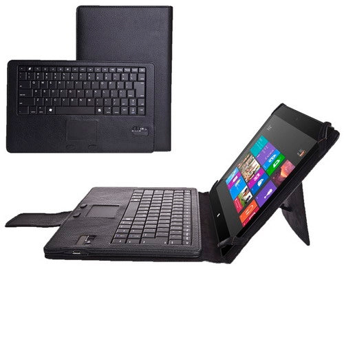 2 in 1 Removable Magnet Bluetooth 3.0 ABS Sleek Keyboard Tablet Case for MicroSoft Surface RT and PRO, Surface 2(Black)