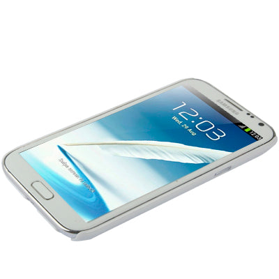 2-swan Pattern Diamond Style Cobblestone Texture Plastic Case for Galaxy Note II / N7100