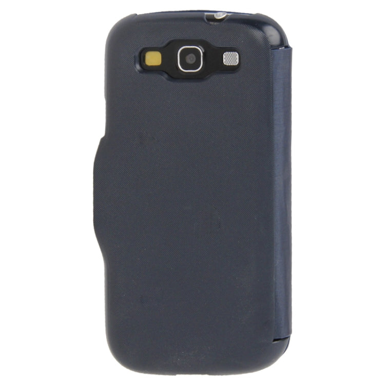 Brushed Texture Horizontal Flip Magnetic Buckle Leather Protective Case for Galaxy S III / i9300