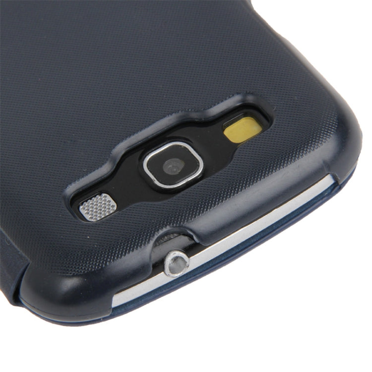 Brushed Texture Horizontal Flip Magnetic Buckle Leather Protective Case for Galaxy S III / i9300