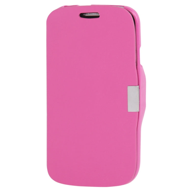 Brushed Texture Horizontal Flip Magnetic Buckle Leather Protective Case for Galaxy S III / i9300