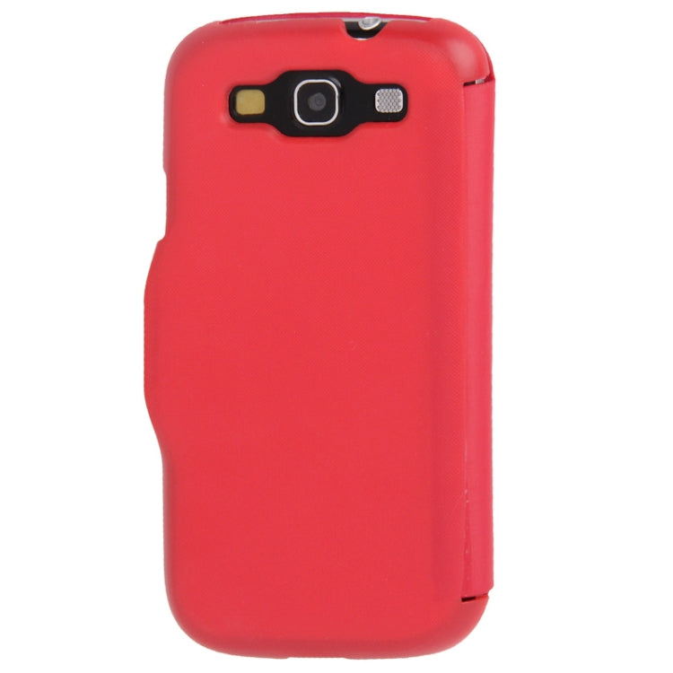 Brushed Texture Horizontal Flip Magnetic Buckle Leather Protective Case for Galaxy S III / i9300