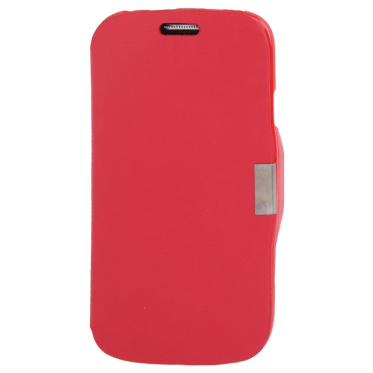 Brushed Texture Horizontal Flip Magnetic Buckle Leather Protective Case for Galaxy S III / i9300